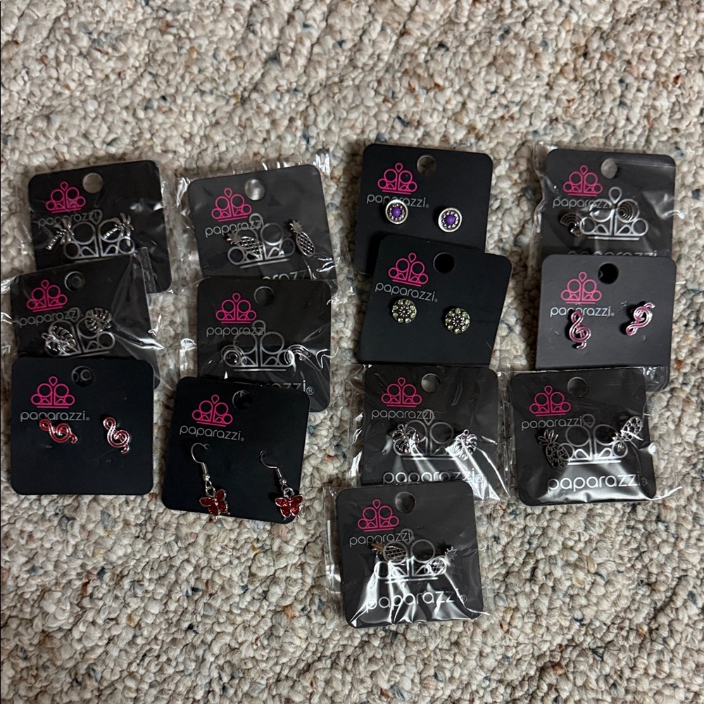 Paparazzi Assorted Jewelry Set with Pink and Black